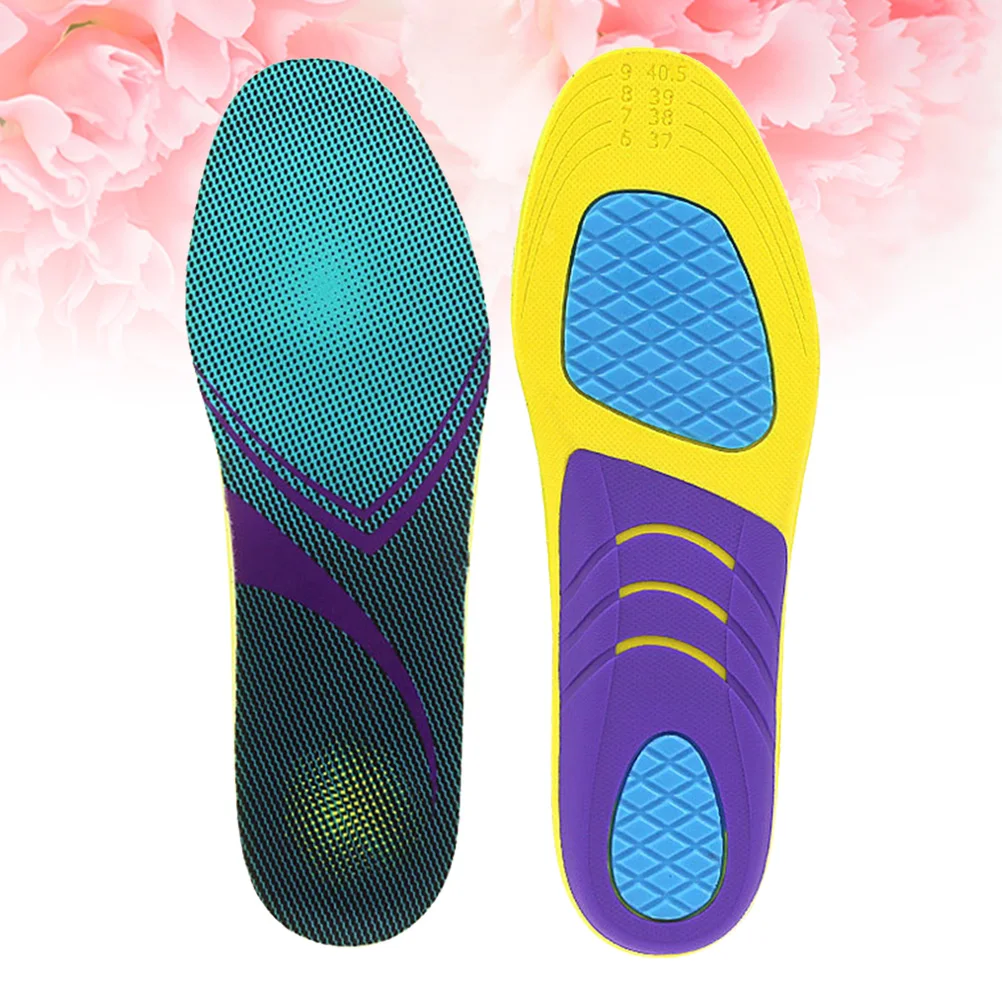 

Shoe Insoles Cushions Absorption Can Be Cut Sports Foot Care Men Women Pads Shock Absorbing Breathable Elastic TPU Support