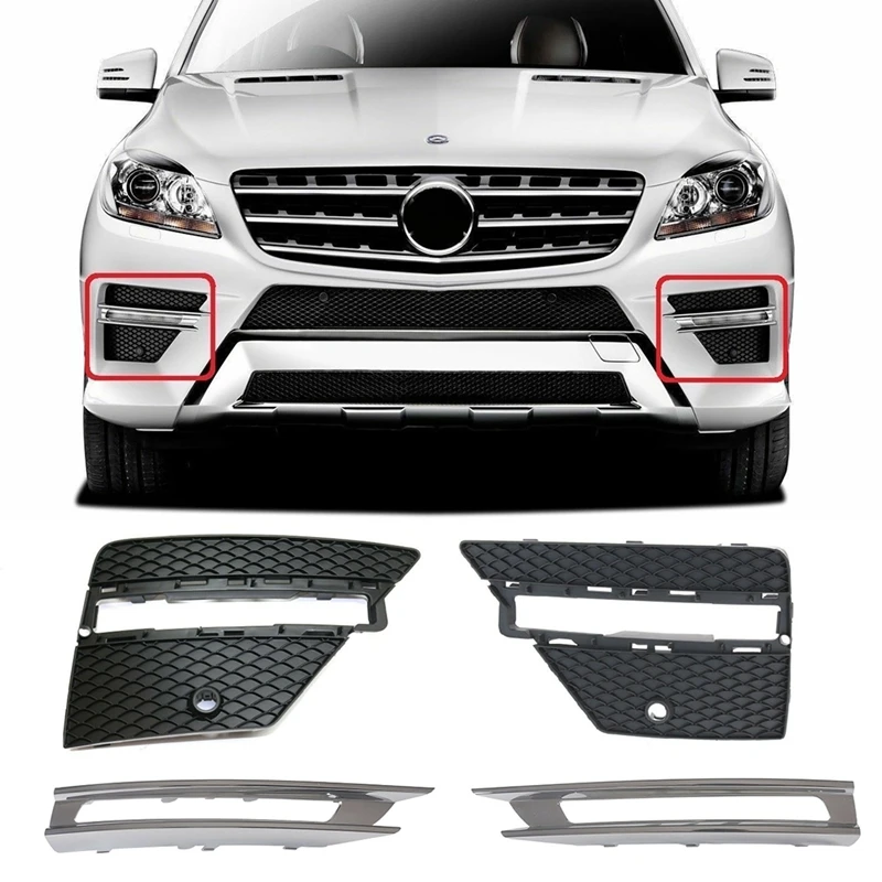 Front Grille Daytime Running Light Cover 1668852822 1668852922 1668851374 For Mercedes Benz ML W166 ML250 ML350 ML400