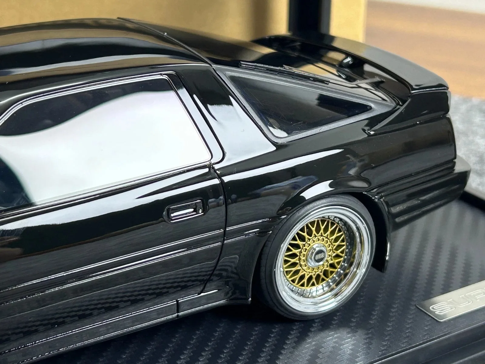 نموذج الإشعال 1/18 Supra 3.0GT LIMITED (MA70) أسود JDM IG3514