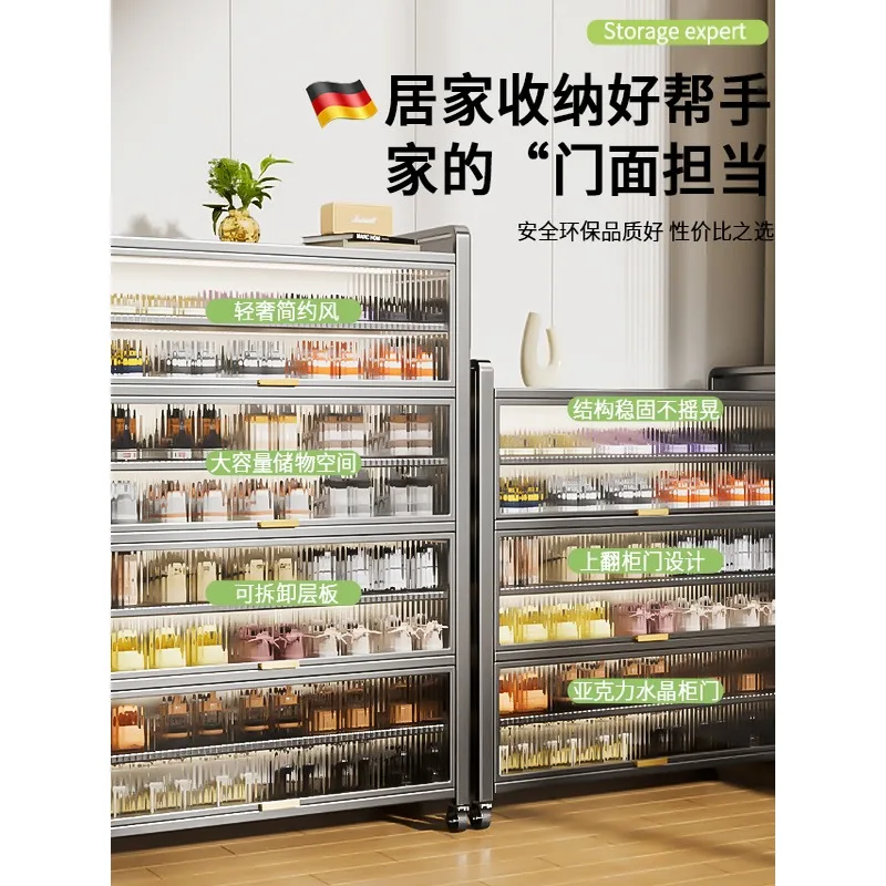 Neuer Schuhschrank, integriert mit der Tür des Hauses an der Wand, mehrschichtiges staubdichtes Aufbewahrungs-Schuhregal