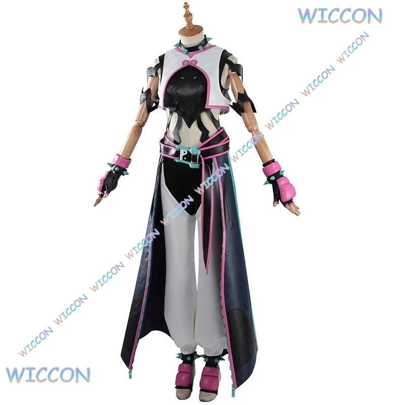 MAG@Game SF6 Han Juri Cosplay Kiriko Cosplay Costume Sexy Suit Street Fighter Game 6 Women Halloween Carnival Roleplay Clothing - view 2