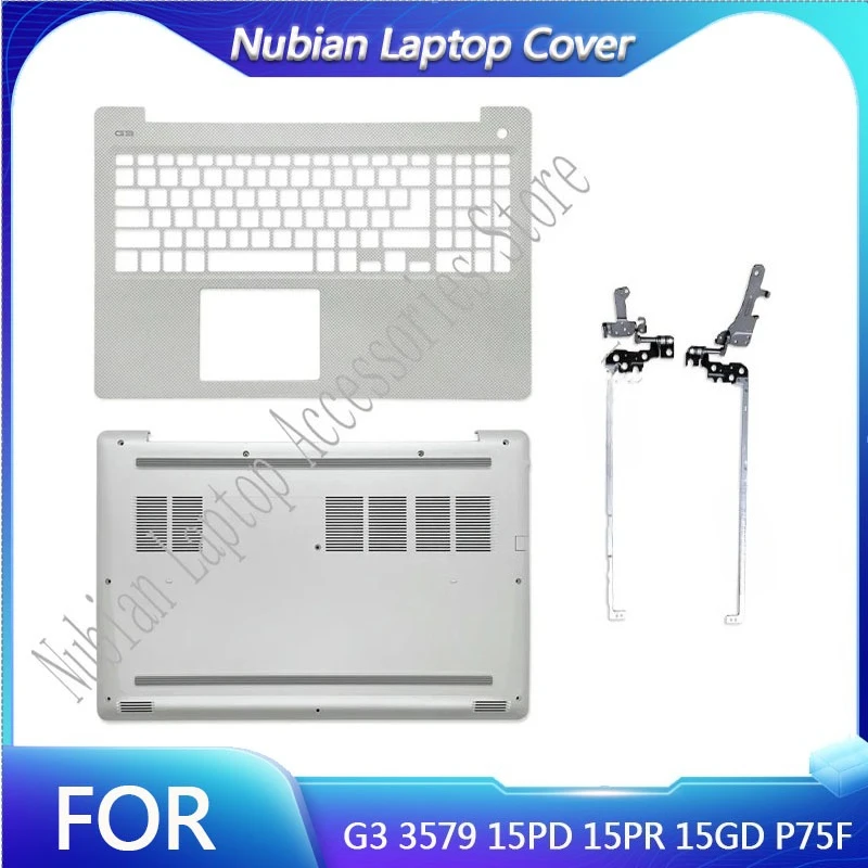 

For G3 3579 15PD 15PR 15GD P75F Palm Pad/Bottom Cover/hinged Top Cover White