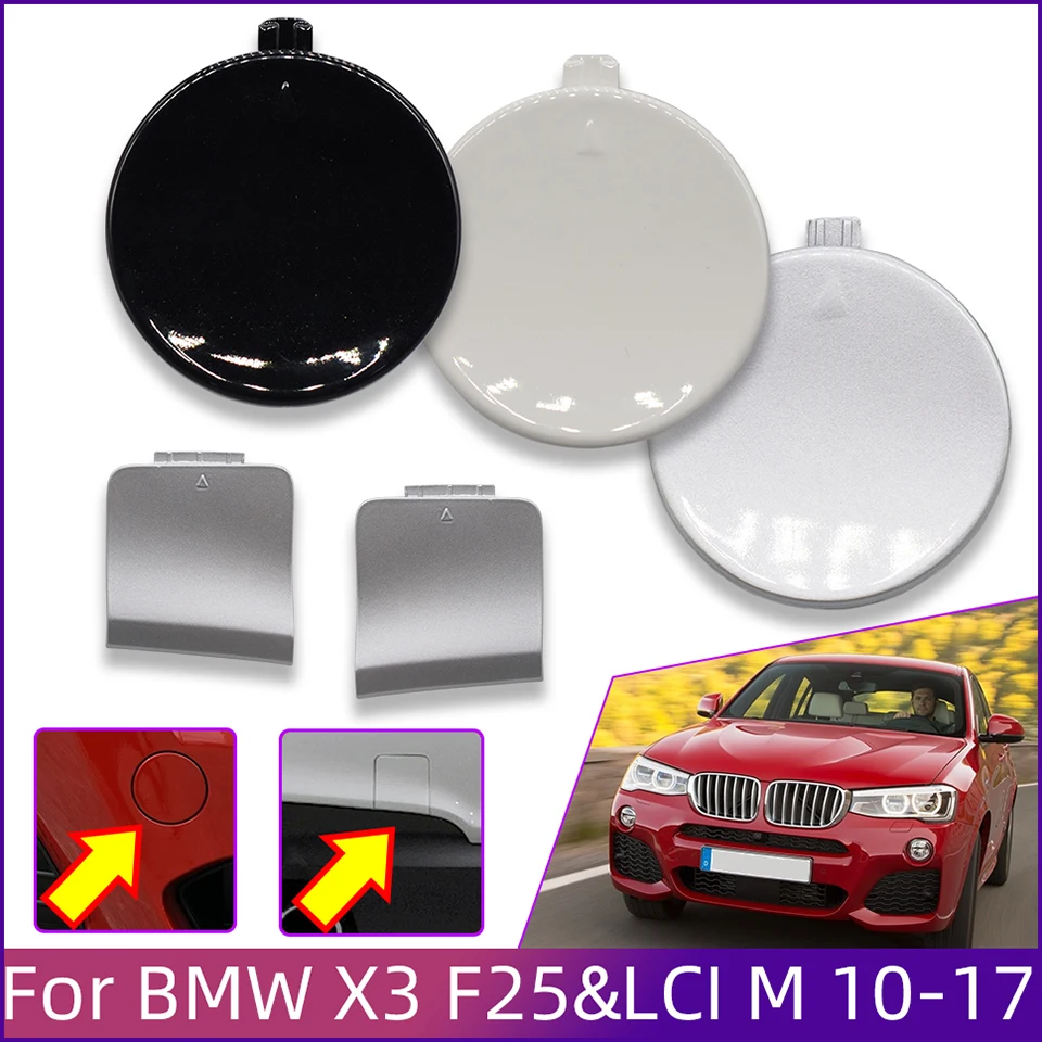 

Auto Parts Front Rear Bumper Towing Hook Cover Shell Cap Hauling For BMW X3 F25/LCI M-Sport 2010-2017 #51118065883 51128052112