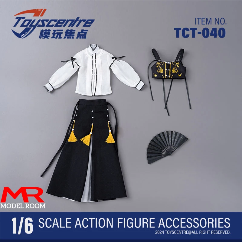 Toyscentre TCT-040 1/6 Song Dynasty Hanfu Model Ancient Chinese Clothing Fit 12'' TBL S16 Female Soldier Action Figure Body Doll