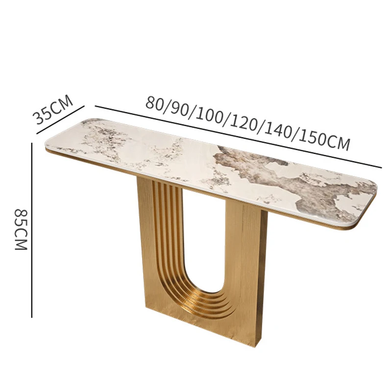 Entryway table, minimalist space drawer, console table, living room furniture