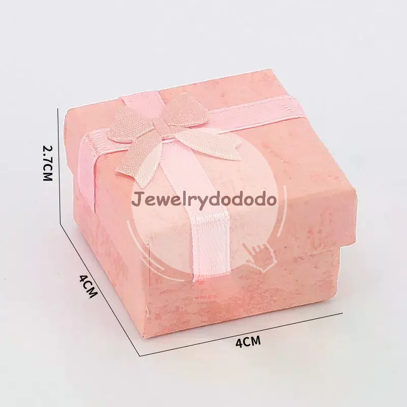 10 Pieces Jewelry Packaging Boxes Multi-color Durable Mini Ring Earring Storage Cases for Home Jewelry Organization Travel Carr
