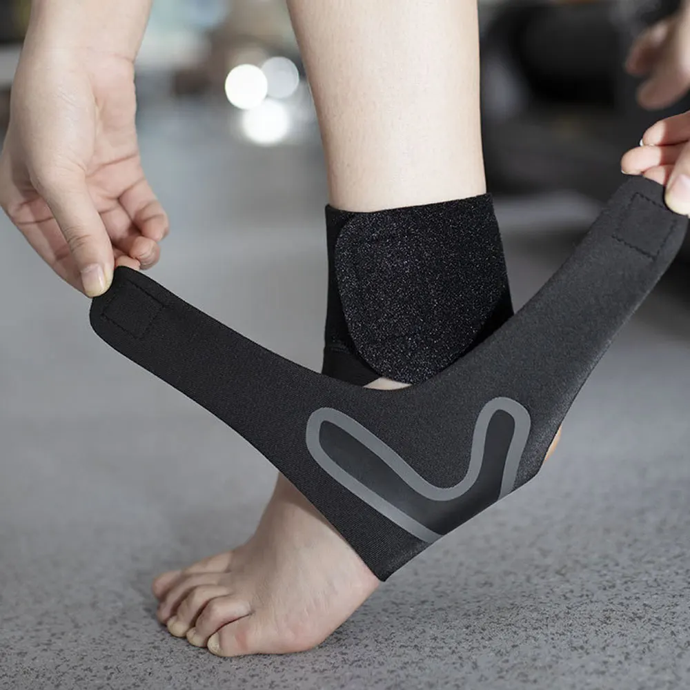 1 PC Fitness Sports cavigliera palestra supporto elastico per caviglia ingranaggio pesi per piedi avvolge le gambe di protezione sollevamento pesi di potenza