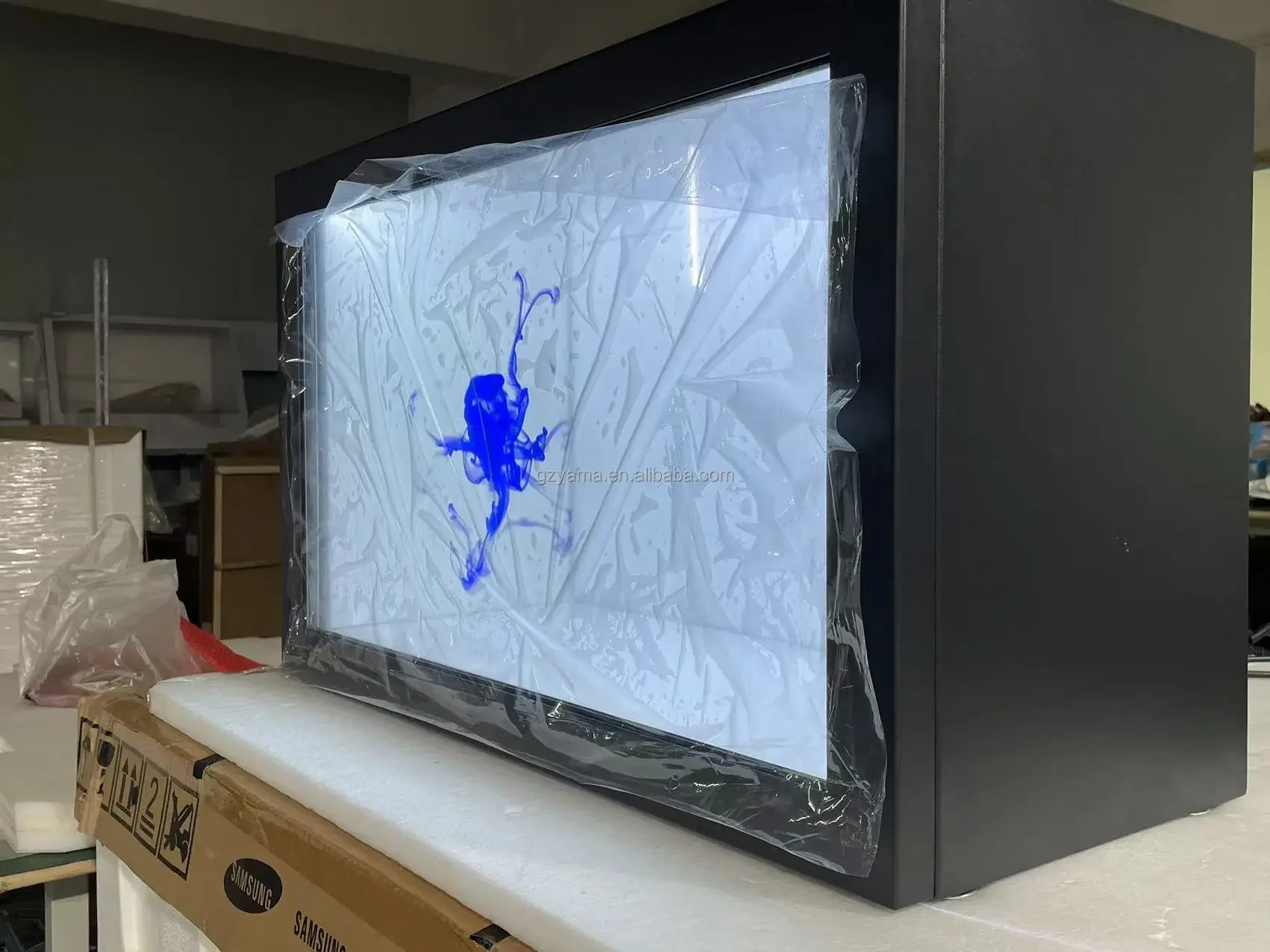 TFL AI Digital Human Interactive Holograms 3D Display 75inch Transparent holo Box