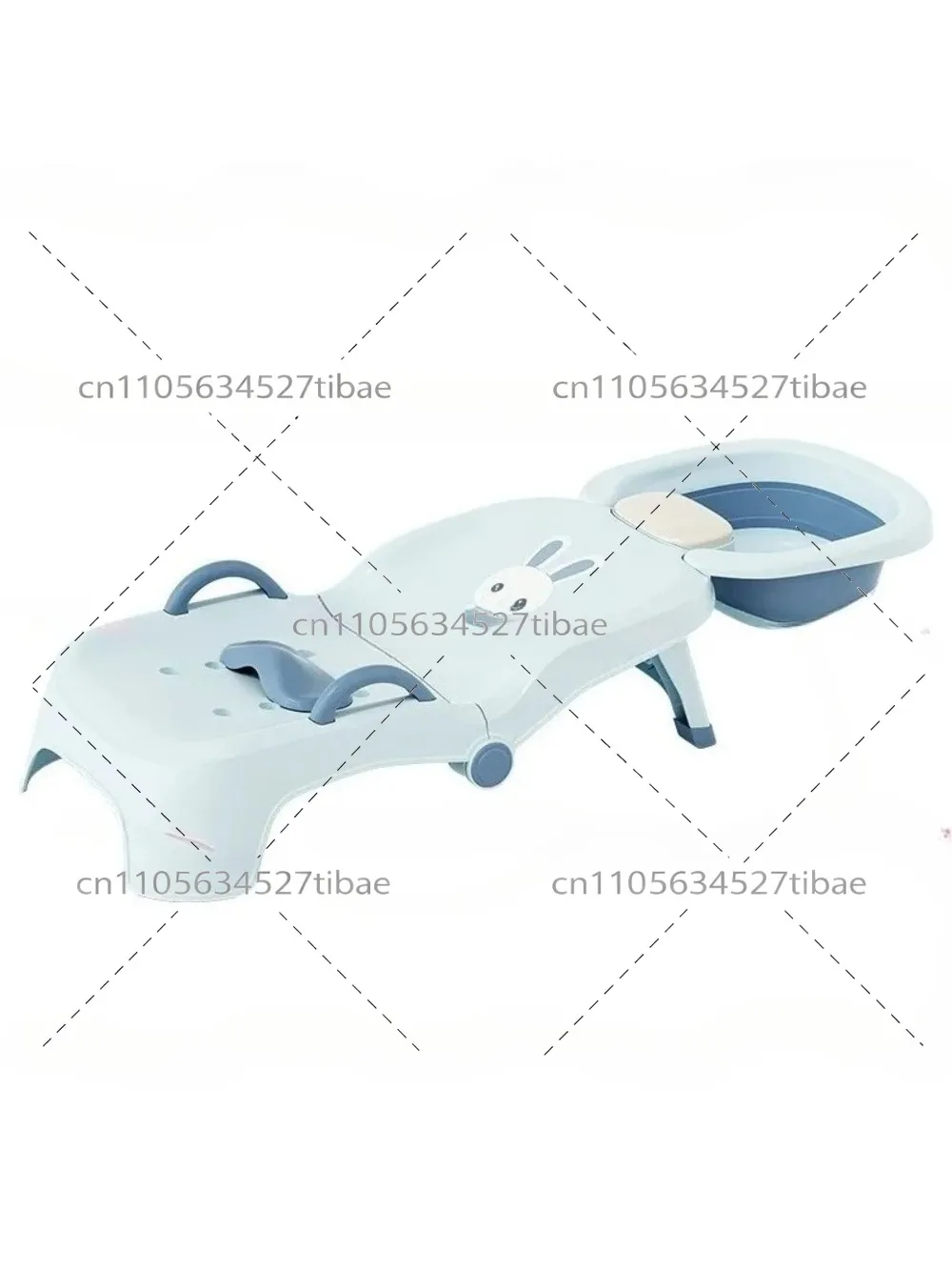 折りたたみ式リクライニングシャンプー台-赤ちゃんや子供用-家庭用シャンプー台-寝具に適した女の子用
