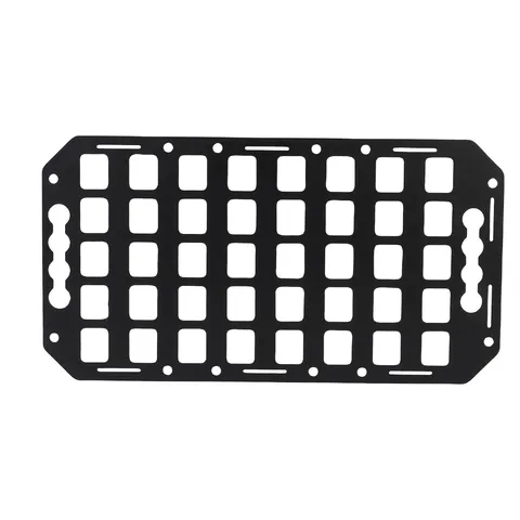 L-трек Molle Panel Organizer Тонкообработанная грузовая кровать Molle Panel Универсальная 16,61x8,86x0,08 дюйма для автомобилей, внедорожников, пикапов, фургонов, автофургонов