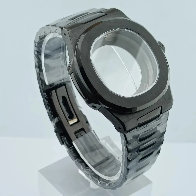 Assembly Accessories 43MM NH35 Watch Case Stainless Steel Sapphire Waterproof Mechanical Watch Accessories Fit NH36 Movement