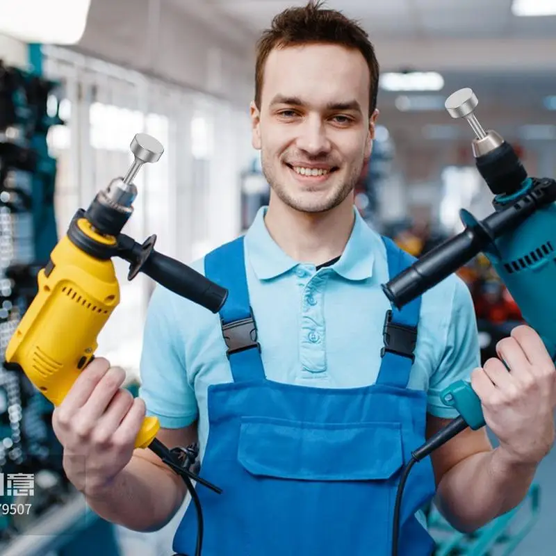 Punte per Driver per asta di terra punte per asta di messa a terra efficienti in acciaio strumenti di perforazione per palificazione universali a risparmio di tempo per trapani a percussione più