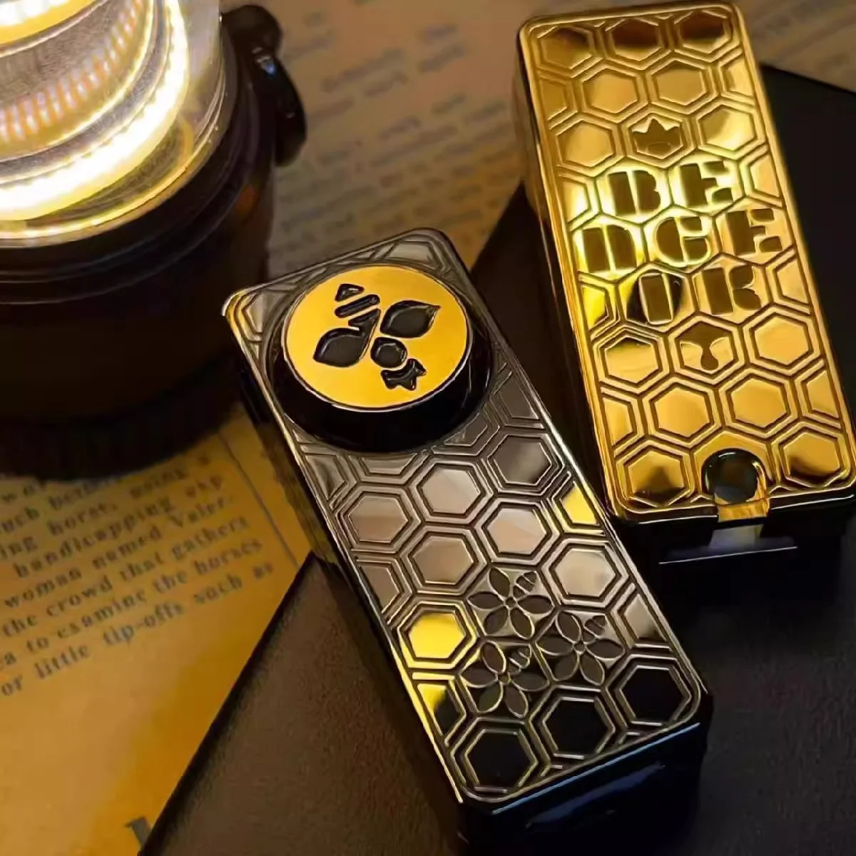 The Bee Emperor EDC Fidget Push Slider Stainless Steel Fidget Toys Mechanical Haptic Slider Stress Relief & Concentration Toy