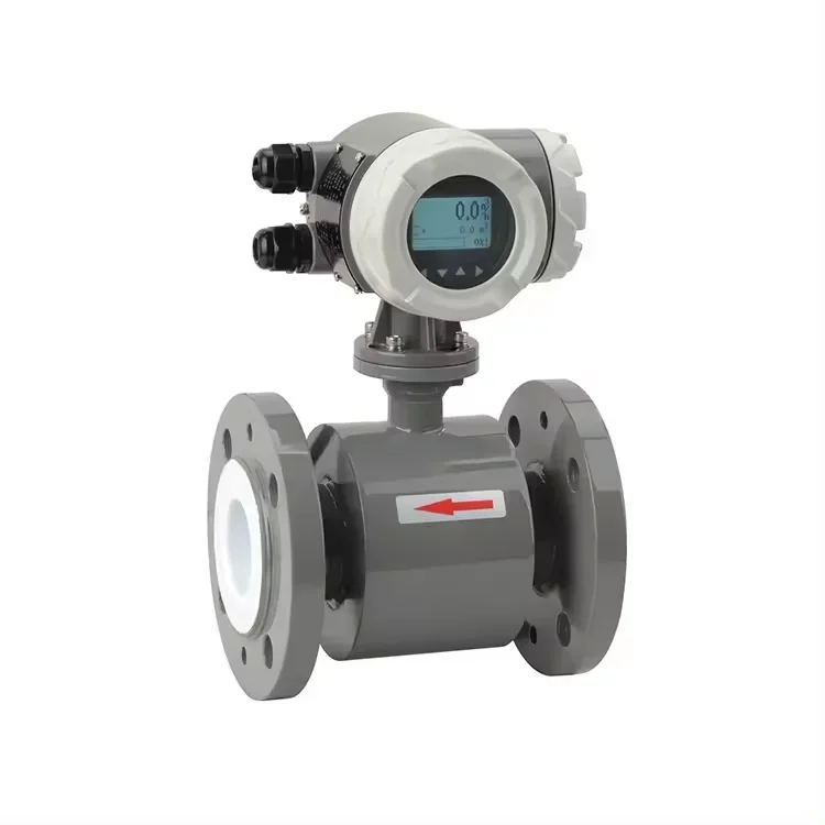 Digital Display Water Flow Meter Sewage Pipeline  Pump  Electromagnetic Magnetic Flowmeter