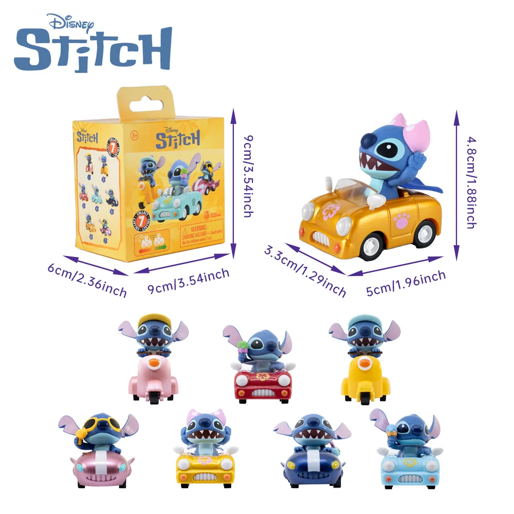 รถของเล่นสติทช์ ซูมฮีโร่ ลิขสิทธิ์แท้จากดิสนีย์ 1 ชิ้น กล่องสุ่ม ของสะสม ตกแต่งบ้าน ของขวัญวันหยุด ของขวัญคริสต์มาส