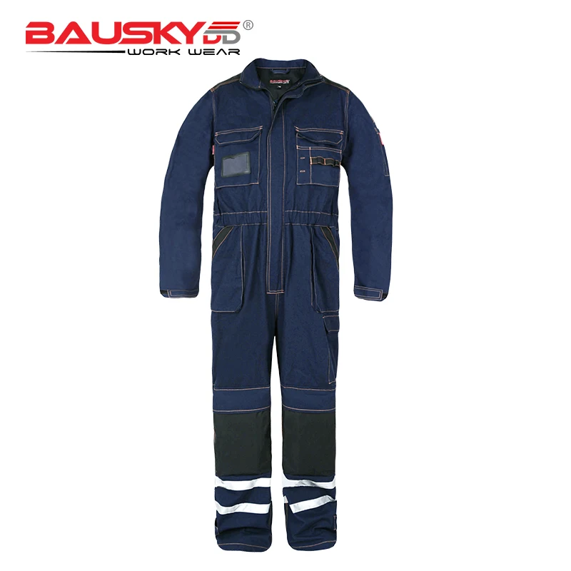 Craftsman Cargo Work Bibs Coveralls Workwear 100% Cotton Utility Functional Tradesman Working Uniforms