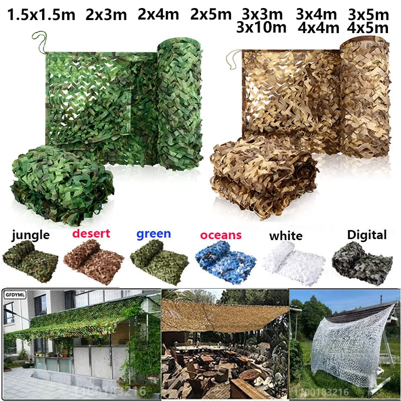 camouflage net hunting camouflage net camouflage net garden pavilion car tent awning blue white green desert beige