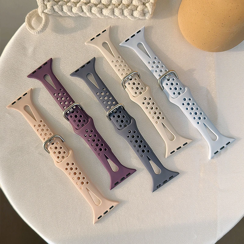 Iwatch Smartwatch Series 7 - أحزمة ساعة نحيفة لساعة أبل 45