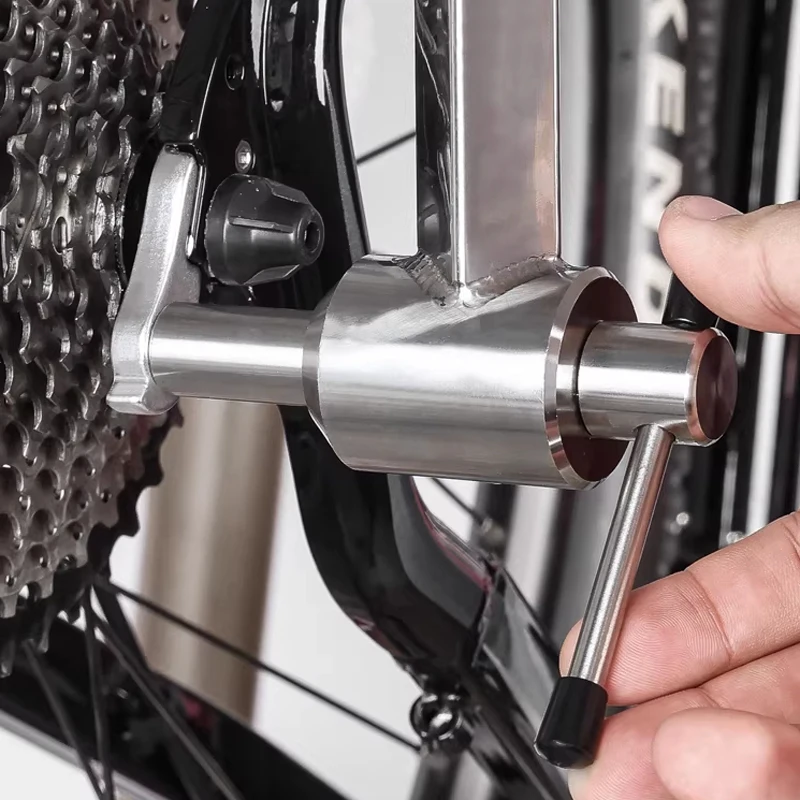 

Bicycle Derailleur Hanger Straightener Stainless Steel Manual Derailleur Adjustment Tool Professional Bicycle Repair Tool