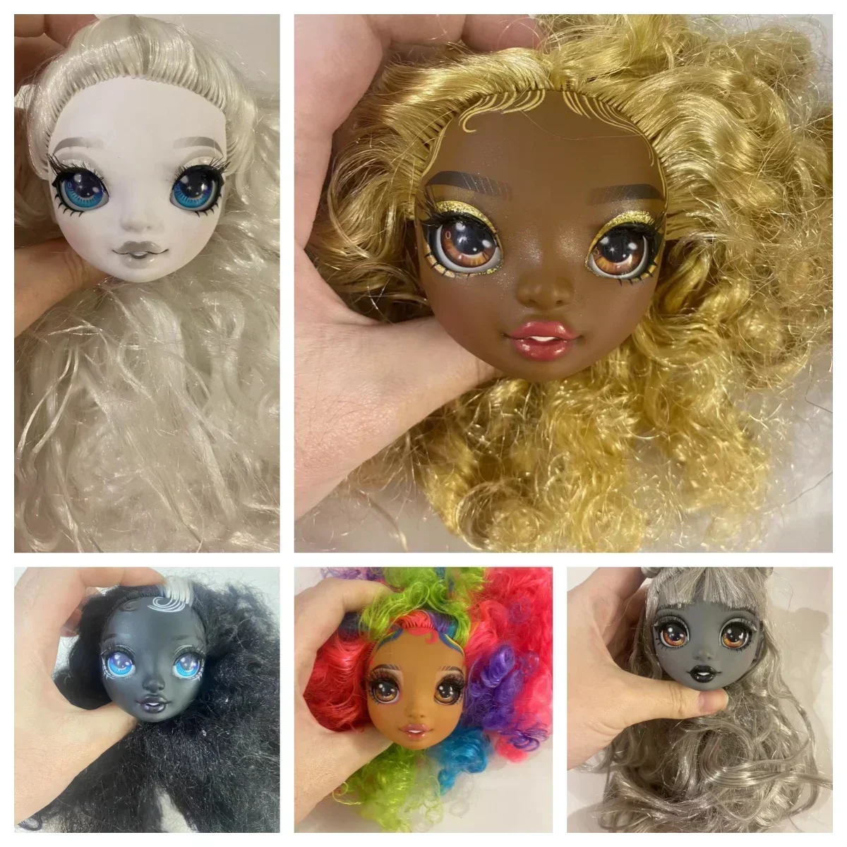 

Beautiful Bratzdoll Makeup Doll Girls Love Cute Dolls head plastic head