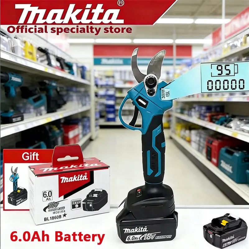

New 6.0Ah Makita 18V battery optional wireless trimmer and pruning machine multi-functional fruit tree branch trimming tool gard
