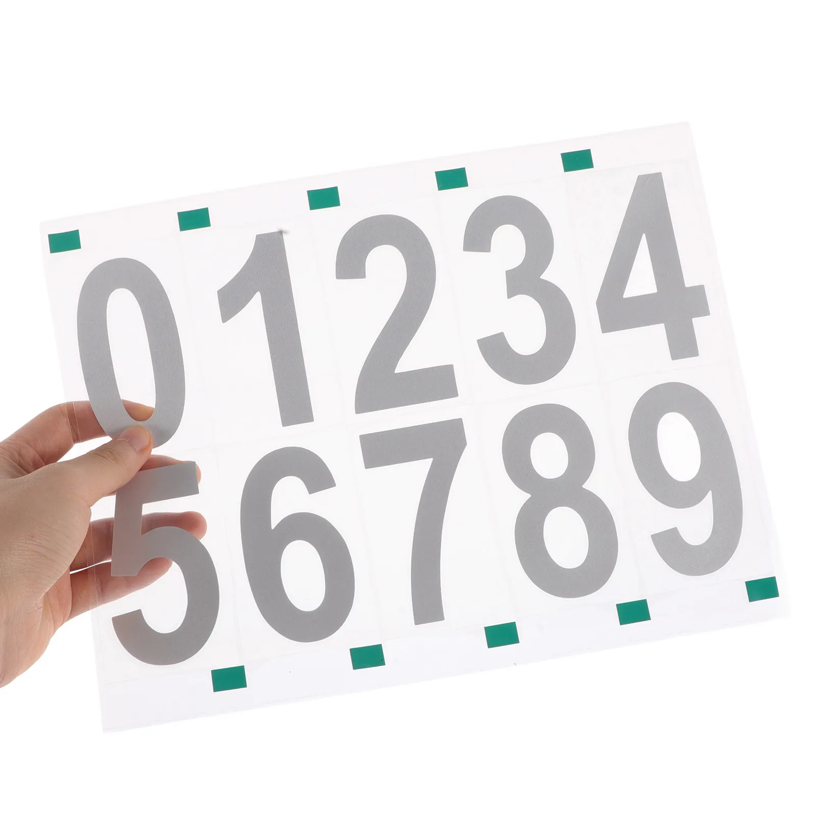 Mailbox Number Car Decals Door Address Signs for Houses Leaves Sticker Glow in The Dark Letters Business Alphabet Stickers