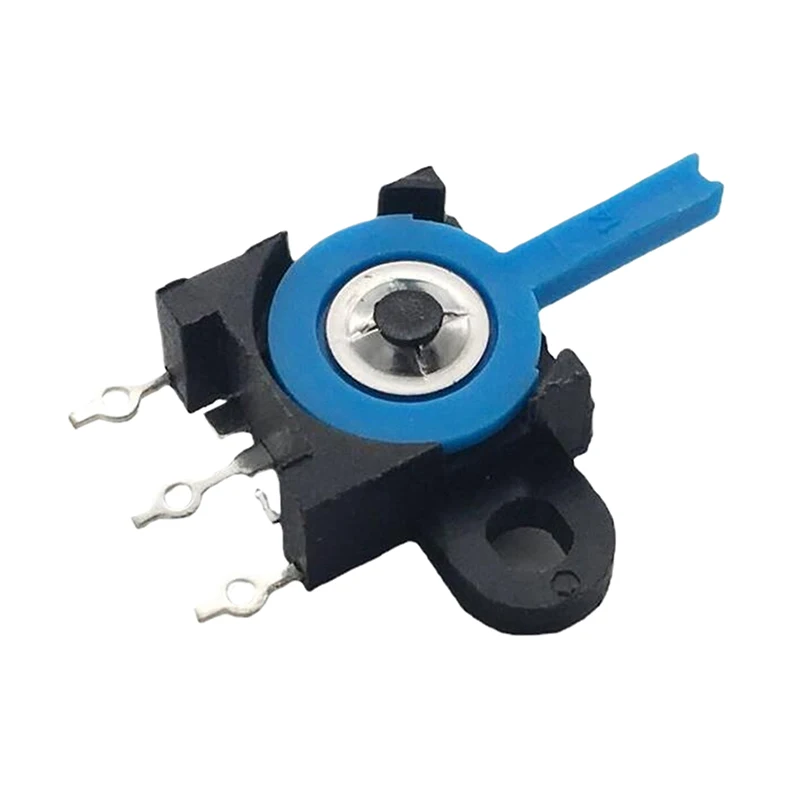 10Pcs Soldered Detection Switch -V-213 Three Pin Patch Single Ear Blue Handle Reset Left And Right Shaking Switch
