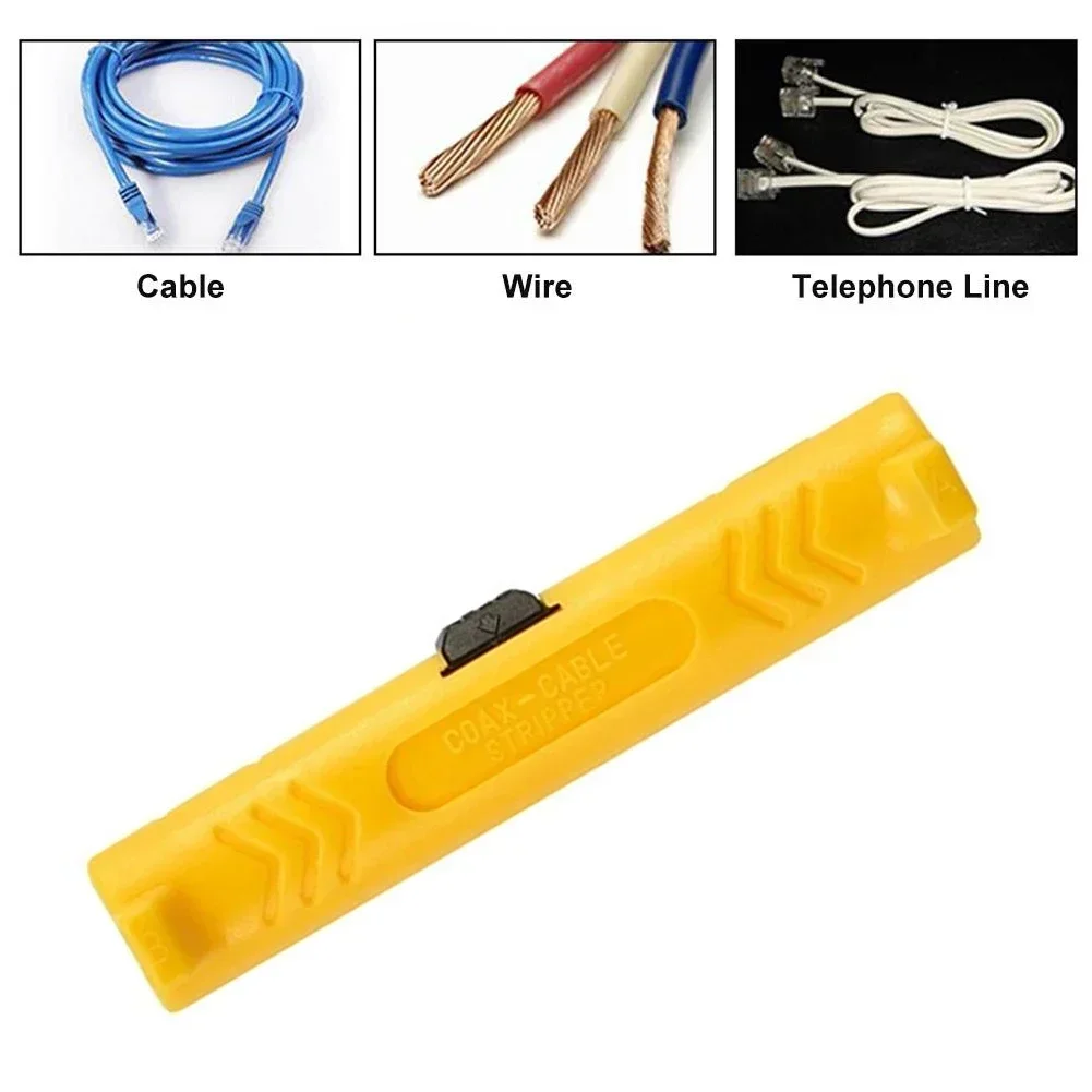 Mini Portable Electric Wire Stripper Coaxial Wire Stripping Cutter Cable Crimper Plier Multi-function Crimping Tool