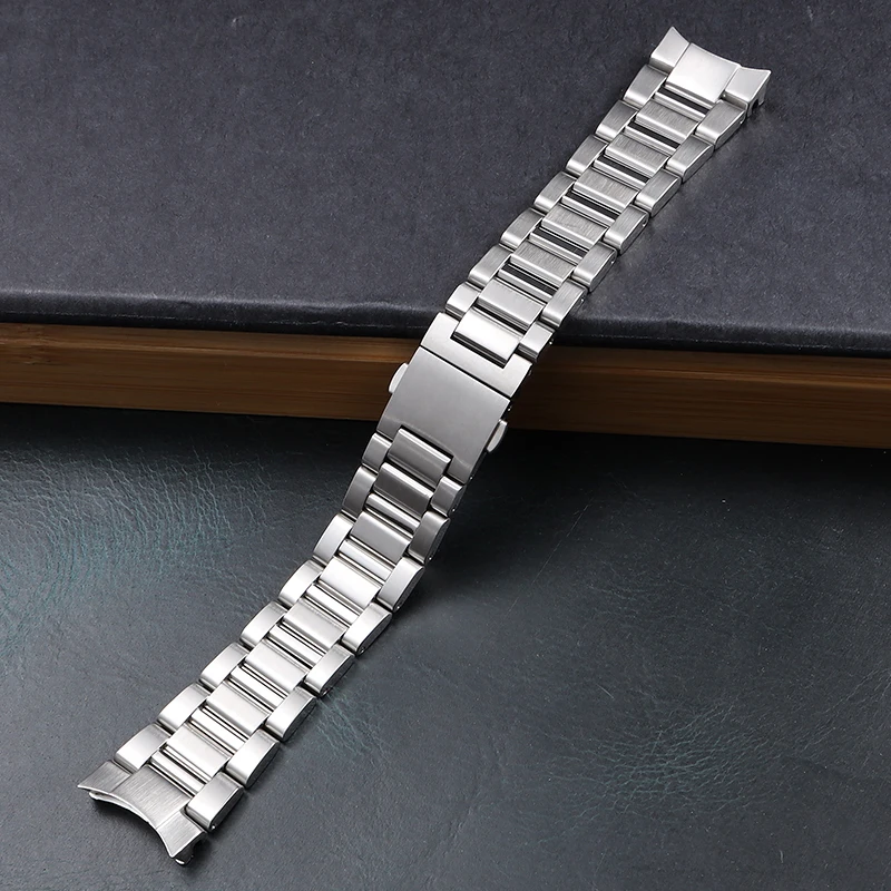 

Solid Stainless Steel Strap 22mm 24mm Bracelet Watch Strap For Tag Heuer CARRER Series Watch Accessories Band Steel Silver Black