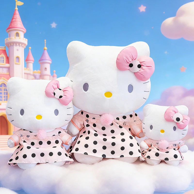 

New Sanrio 65cm Large Size Hello Kitty Cartoon Figure Kitty Stuffed Animal Doll Stuffed Toys Home Decoration Girl Birthday Gifts