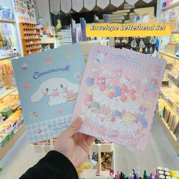 三麗鷗Hello Kitty信封套裝,可愛旋律肉桂狗,情書,婚禮派對邀請函,信紙信封 10 最佳銷售 Hello Kitty婚禮 - №9