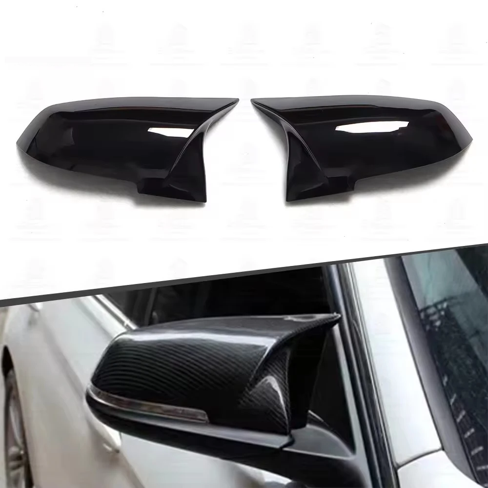 

ABS Gross Black Rearview Mirror Cover F20 F22 F30 F87 M2 Mirror Cover For Bmw BMW 1 2 3 4 M2 Series