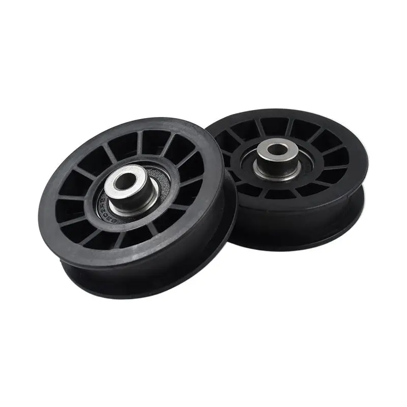 

2 Pcs Flat Idler Pulley 110-6775 280-469 AM103379 Compatible with Toro Lawn Mower Z4200 Z4202 Z4220 Z4235 Z5000 Z5020