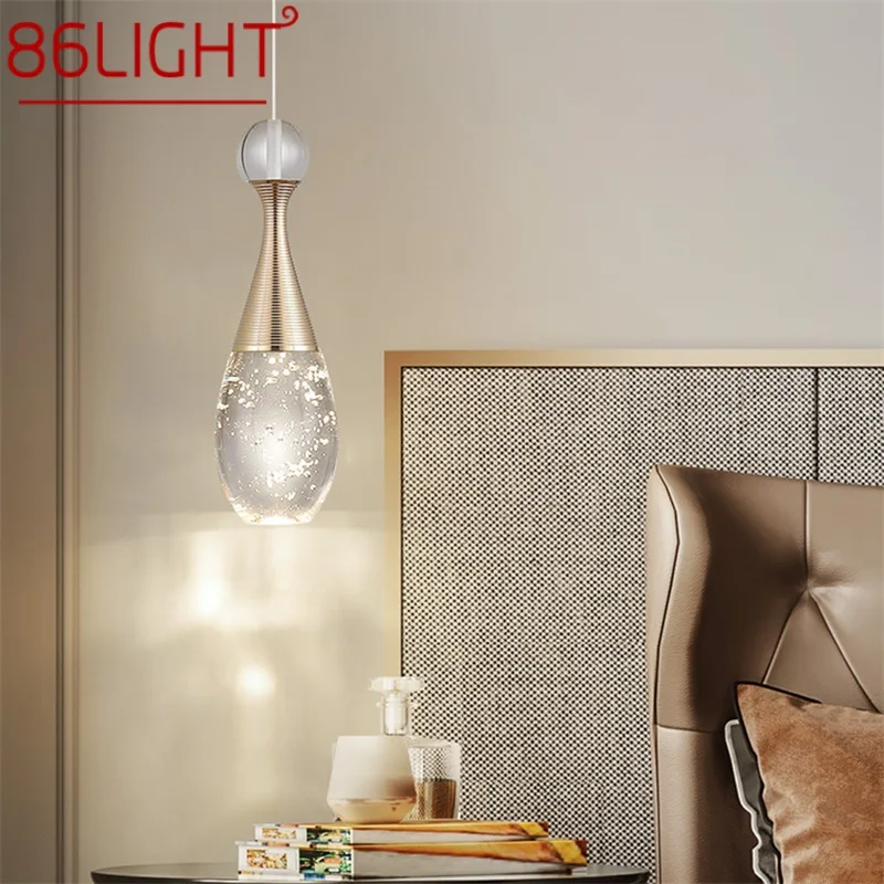 

86LIGHT Contemporary Pendant Lamp Creative Crystal Chandelier LED Fixtures Light Decorative for Bedroom Dining Room