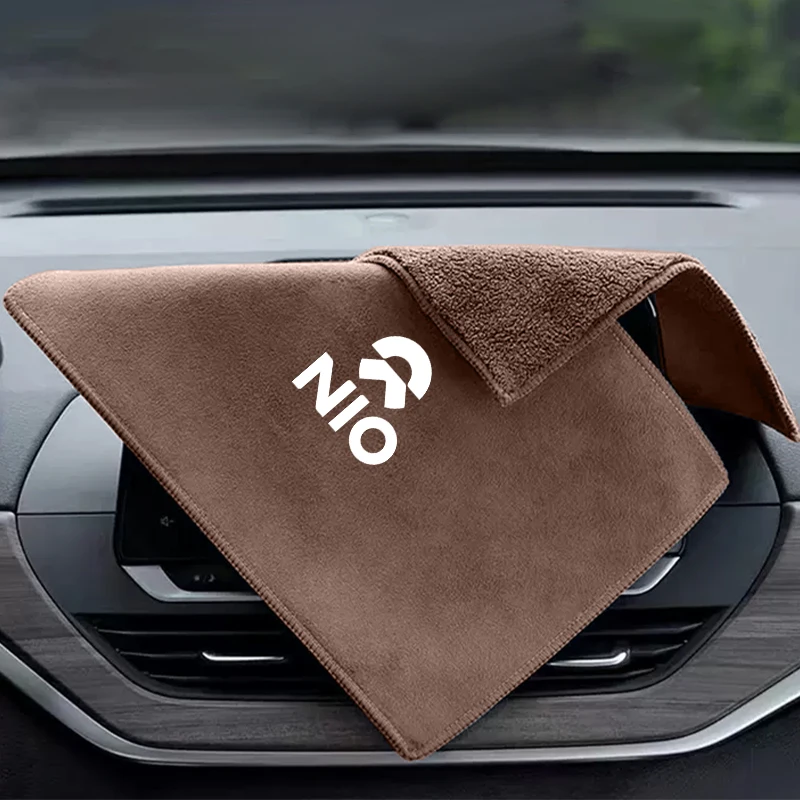 Car Drying Cloth Wash Towel Auto Windshield Clean Tool For Nio ES6 EC6 ES8 ES7 ET5 ET7 EP9 EVE 2021 2022 2023