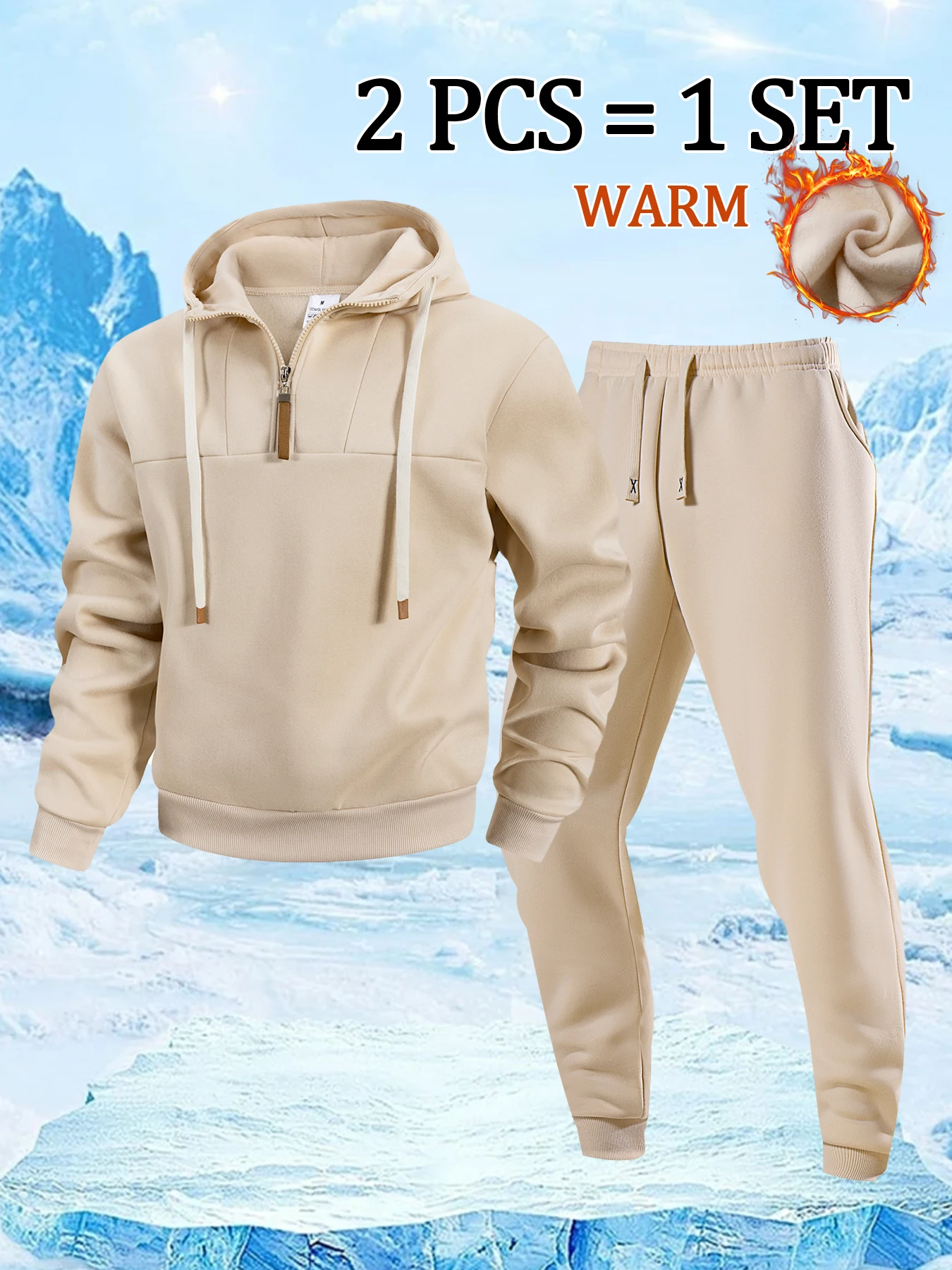 ربيع الخريف الرجال رياضية مقنعين البلوز والسراويل اليومية عارضة قطعتين مجموعة مع جيوب عادية تناسب الرياضة في الهواء الطلق البدلة