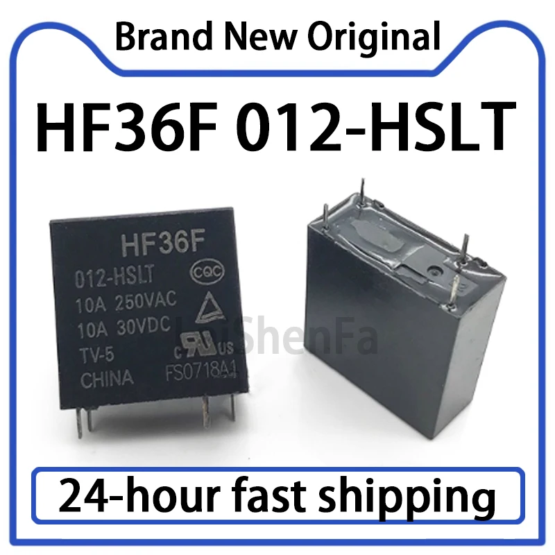 2PCS HF36F 012-HSLT Relay 4-pin 10A Stock
