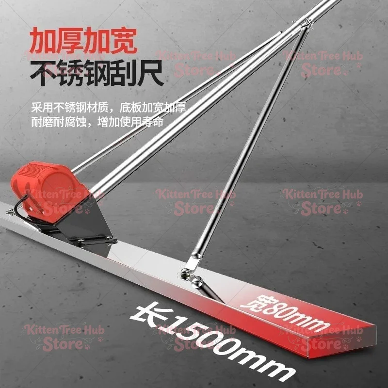 Grader, Vibrating Ruler, Cement Vibrator, Leveling Machine, 120 Cm Electric Concrete Grinder with Battery