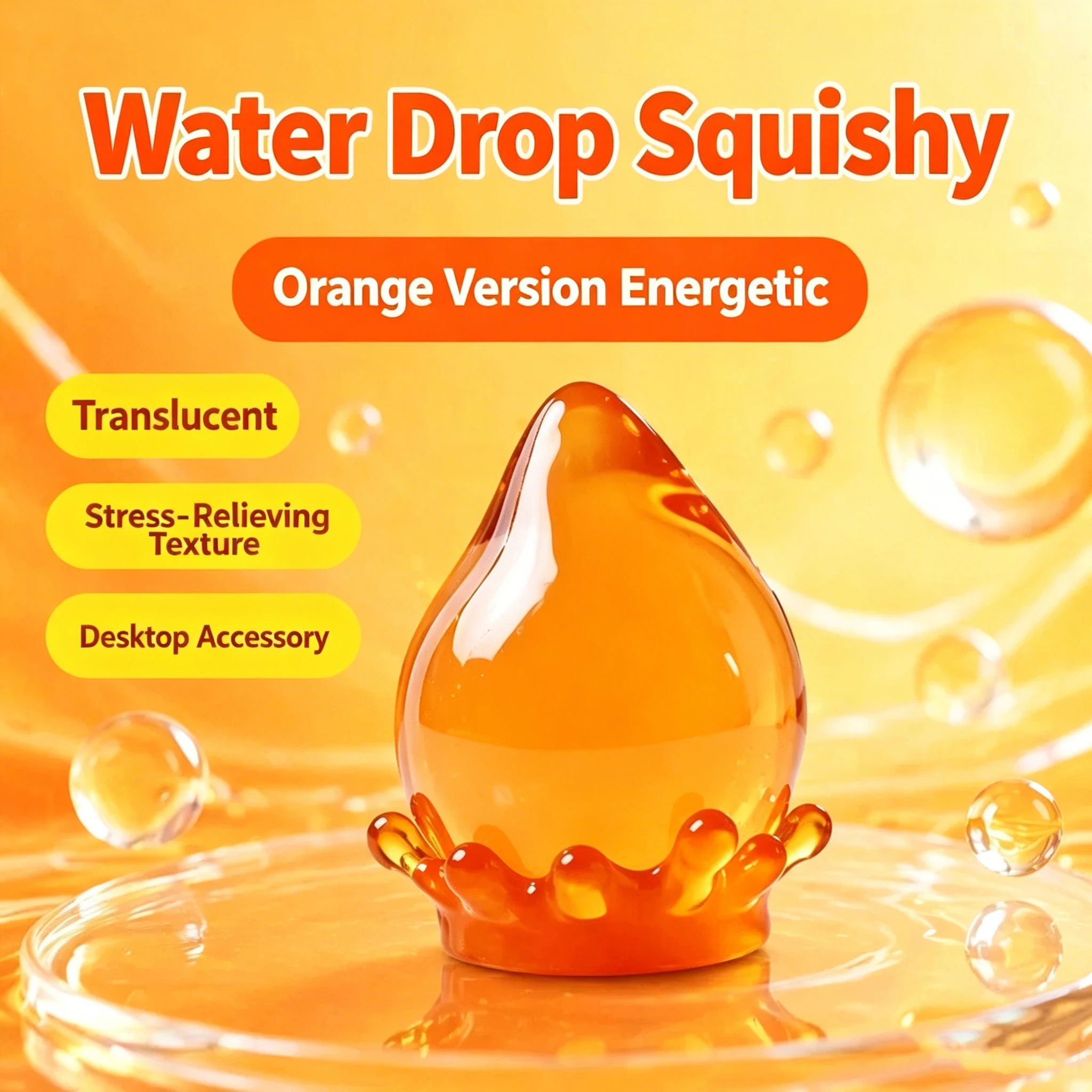 New Needoh Dreamy Water Drop M - Fidget Cube Original recension och pris