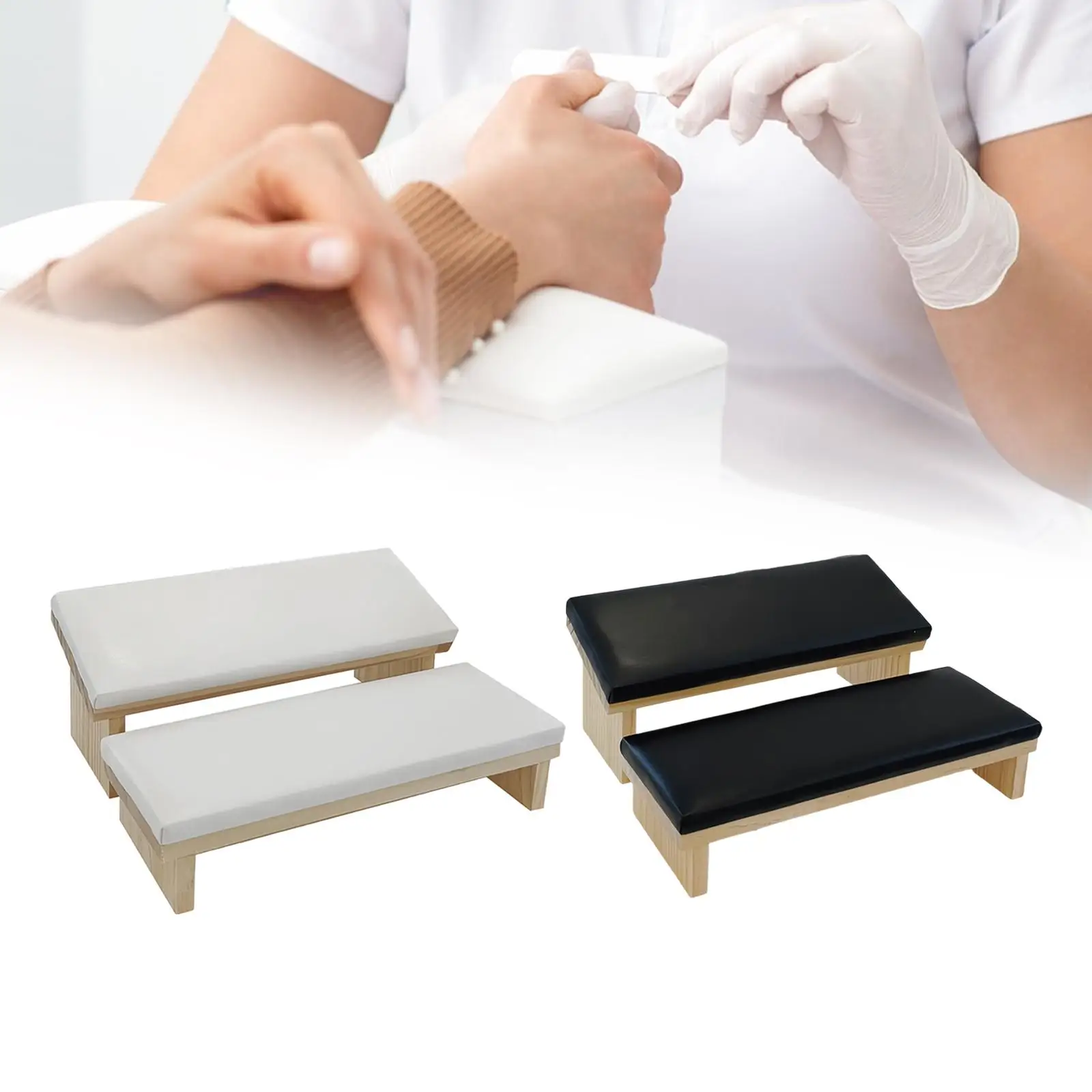 Soporte para reposamanos de manicura, almohadilla para brazo, accesorios para decoración de uñas, herramientas de manicura, cojín de mano para uso técnico de uñas y brazo, 2 uds.