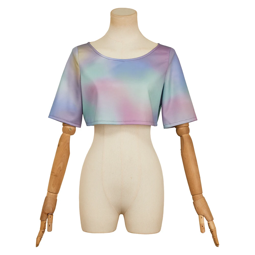 

Руми Косплей Рубашка с короткими рукавами Демоны Мультфильм Охотники Ролевая игра Группа Топ для девочек Женская рубашка Хэллоуин Карнавальная вечеринка Маскировка