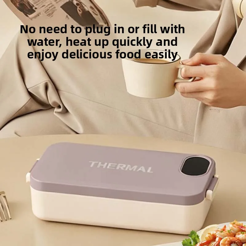 Office Workers Lunch Box Students Free of Water Insulation Heating Bento Box Electric Heating Lunch Box Charging