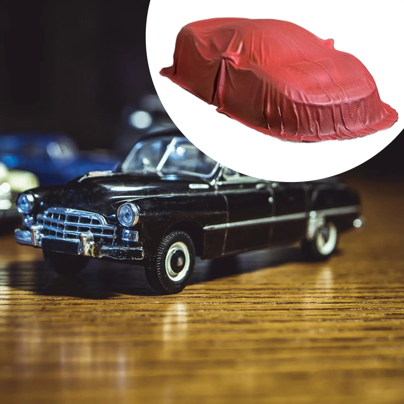 

Миниатюрная модель автомобиля для декора гаража, тканевый солнцезащитный чехол в масштабе 1:64, реалистичное покрытие для коллекции миниатюрных автомобилей, для демонстрации в мастерской