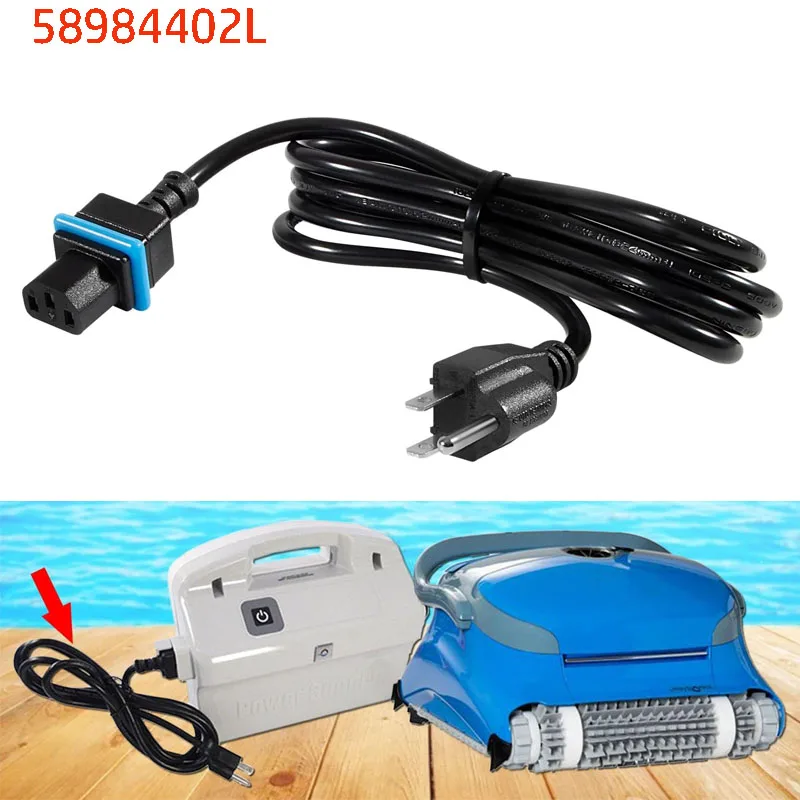 

58984402L Power Cord Digital Power Supply Cable Parts Fit for Maytronics Dolphin Pool Cleaners ,Replace 5898412LF, 58984402LF