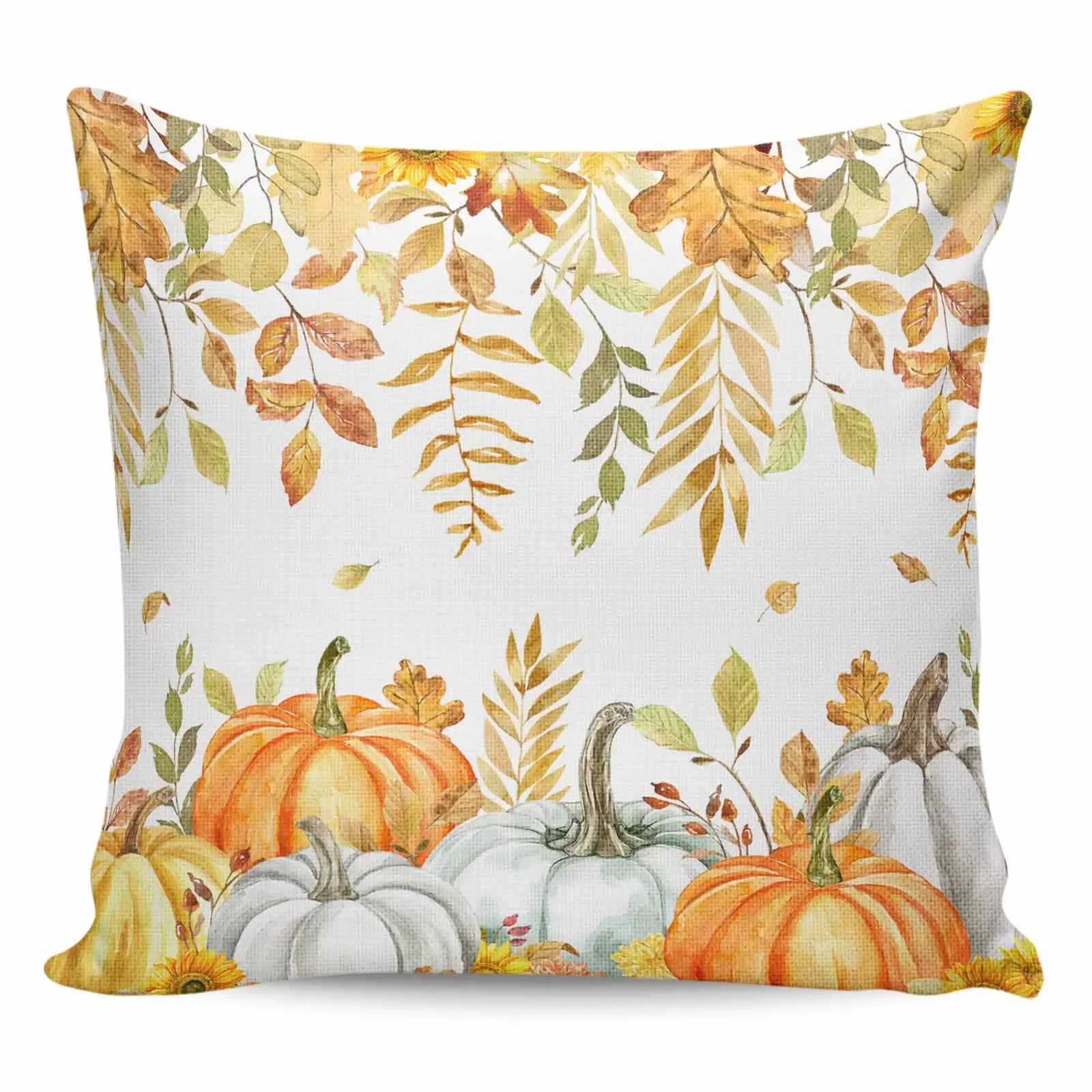 

Pillow Cover Autumn Leaves Decorative Pillows for Bed Home Decor Items Pillowcase Pilow Covers Cases Sofa Pillowcases Textile