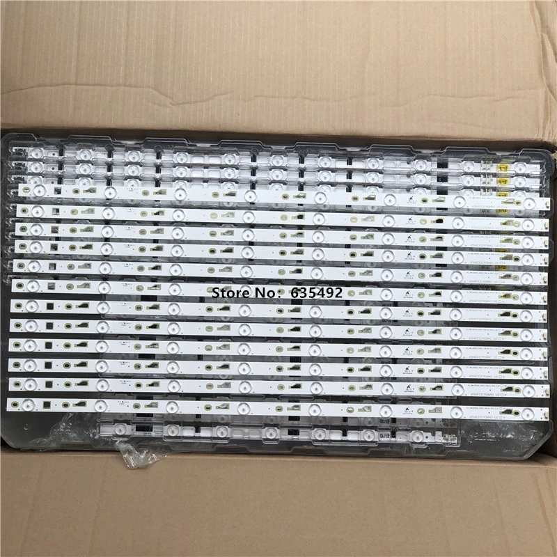 Tira de luz de fundo LED para 65UD2000, 65UD1000, YHE-4C-LB650T-YH3, L65E5800F, 65M82A, 65F351, 65A620U, 65U3650C, 65US6006, 65UA6606, 65UB6406