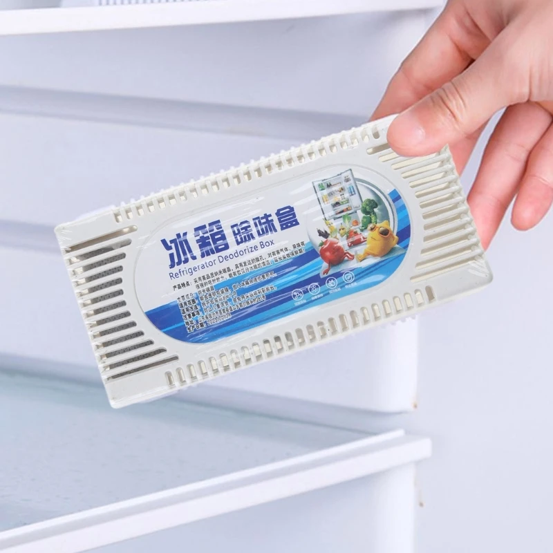 F92B 2 Box Refrigerator Air Purifier Bamboo Charcoal Activated Carbon Box Odour Absor