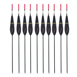 FREE FISHER 10Pcs Fishing Bobber Cork Floats 18.5cm 3g Buoy Paulownia Wooden Hard Long Tail Heavy Buoyancy Vertical Floats
