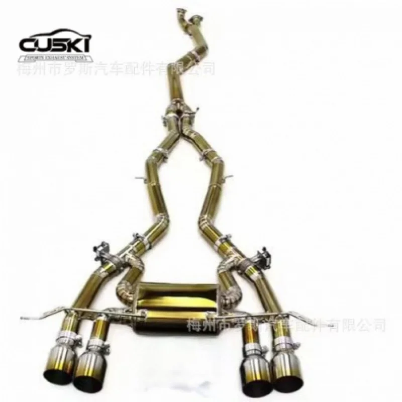 

Титановый глушитель, выпускной наконечник клапана для Bmw M3 M4 G80 G82 3.0t 2020-2024, выхлопная труба из нержавеющей стали, модернизация мощности выхлопной трубы автомобиля