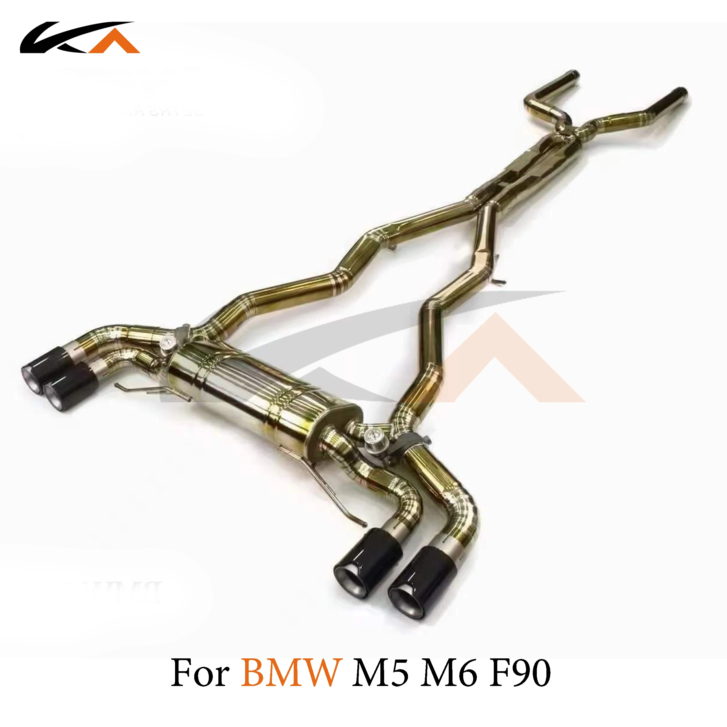 

KA Tuning exhaust system parts titanium alloy catback for BMW M5 M6 F90 rear section performance muffler valve